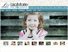 Tablet Screenshot of lisamariephotography.ca